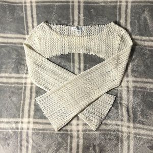 White Shoulder Shrug